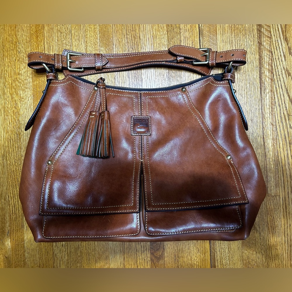 Dooney & Bourke brown leather handbag